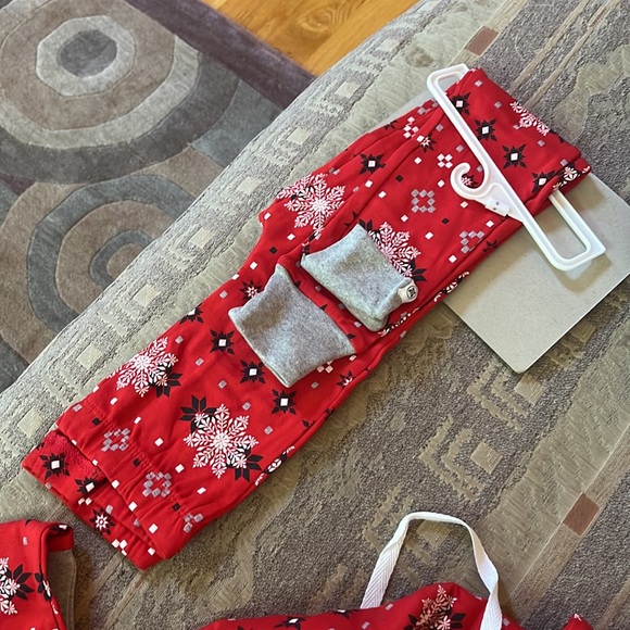 NWT HonestBaby Organic Cotton Holiday Kids Pajamas - Picture 7 of 7